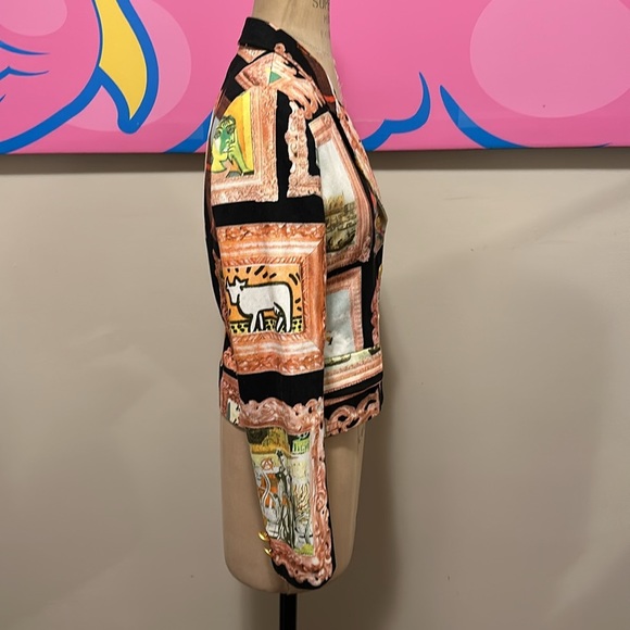 Moschino Jeans Window Payne Picaso Jacket - Picture 5 of 16